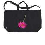 We have to take care of eachother blue tote&nbsp;, a Black Reclaimist G2G Tote Bag (back-view)