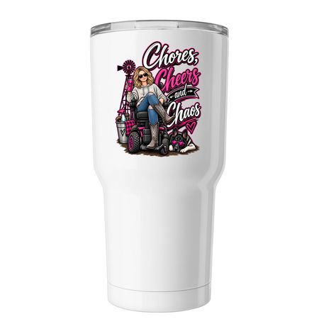 Relax and enjoy&nbsp;, a White Insulated Tumbler