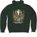 The Keystone Species Series: Asian Elephants, a Heather Forest Zip Up Hoodie (back-view)