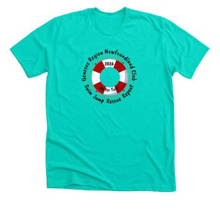 Genesee Region Newfoundland Club, a Heather Sea Green Premium Unisex Tee