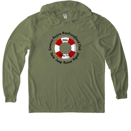 Genesee Region Newfoundland Club, a Olive You Green Allmade Eco Triblend Hoodie Tee