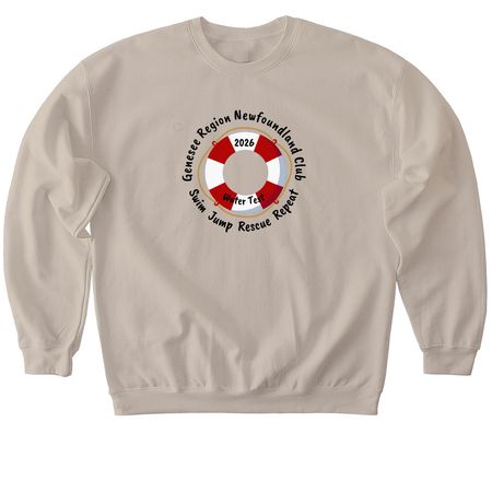 Genesee Region Newfoundland Club, a Sand Softstyle Crewneck Sweatshirt