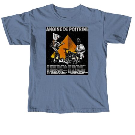 ANGINE DE POITRINE, a Blue Jean Comfort Colors Unisex Tee