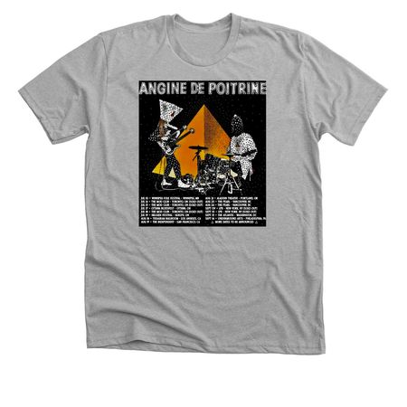 ANGINE DE POITRINE, a Athletic Heather Premium Unisex Tee