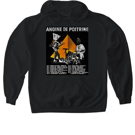 ANGINE DE POITRINE, a Black Gildan Softstyle Pullover Hoodie