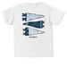Kesem Magic Pennant T-Shirt, a White Classic Unisex Tee (back-view)