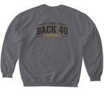 The Back 40 catalogue&nbsp;, a Charcoal Softstyle Crewneck Sweatshirt (back-view)