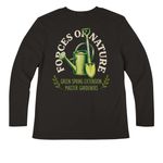 We are GSEMG Shirts, a Black Women?s Premium Long Sleeve Tee (back-view)