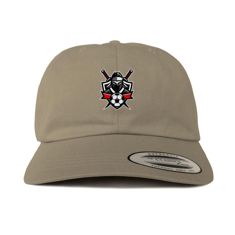 Hat- Logo Only&nbsp;, a Khaki Printed Classic Baseball Cap