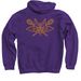 Fundraiser for ???? Stickball Team, a Purple Pullover Hoodie (back-view)