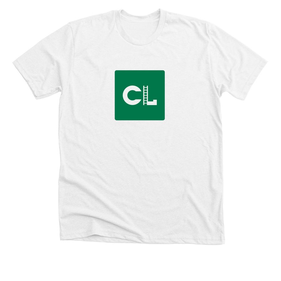 Card Ladder - Light, a Solid White Blend Premium Unisex Tee