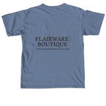 Flairware Flair, a Blue Jean Comfort Colors Unisex Tee (back-view)