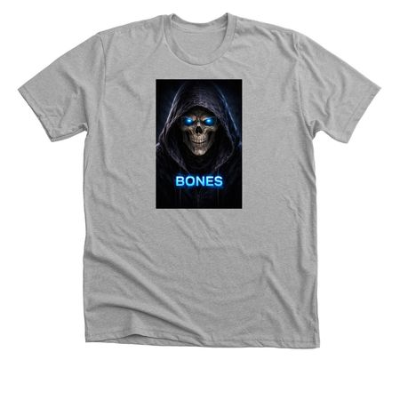 BONES MERCH, a Athletic Heather Premium Unisex Tee