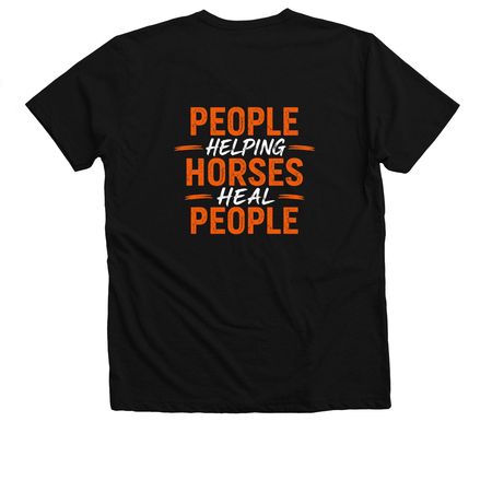 LOHR Merchandise, a Solid Black Blend Premium V-Neck Tee