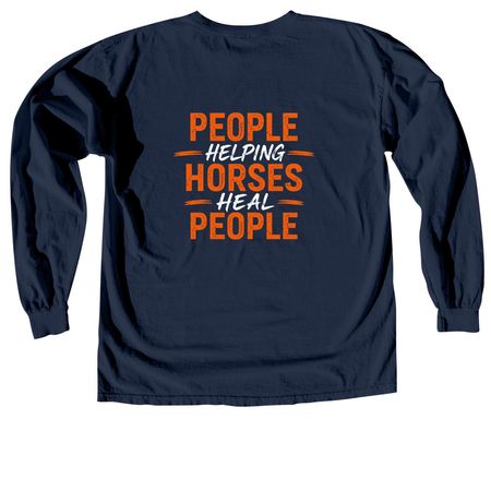 LOHR Merchandise, a True Navy Comfort Colors Long Sleeve Tee