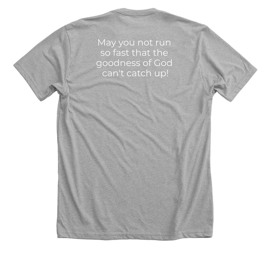 Queen Bee's 2026, a Athletic Heather Premium Unisex Tee (back-view)