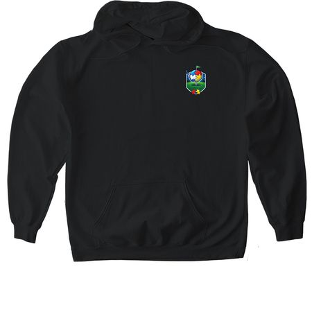 Tee It Up for Autism, a Black Gildan Softstyle Pullover Hoodie