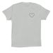 Nursing Takes Heart, a Silver Premium Cotton Tee
