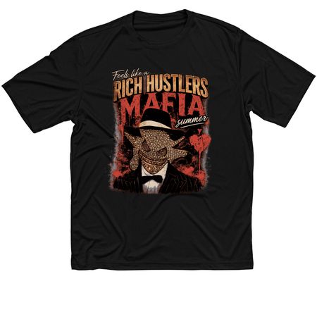 'Feels Like a R.H.M Summer' XANTANA2X-R.H.M&nbsp;, a Black Classic Performance Tee