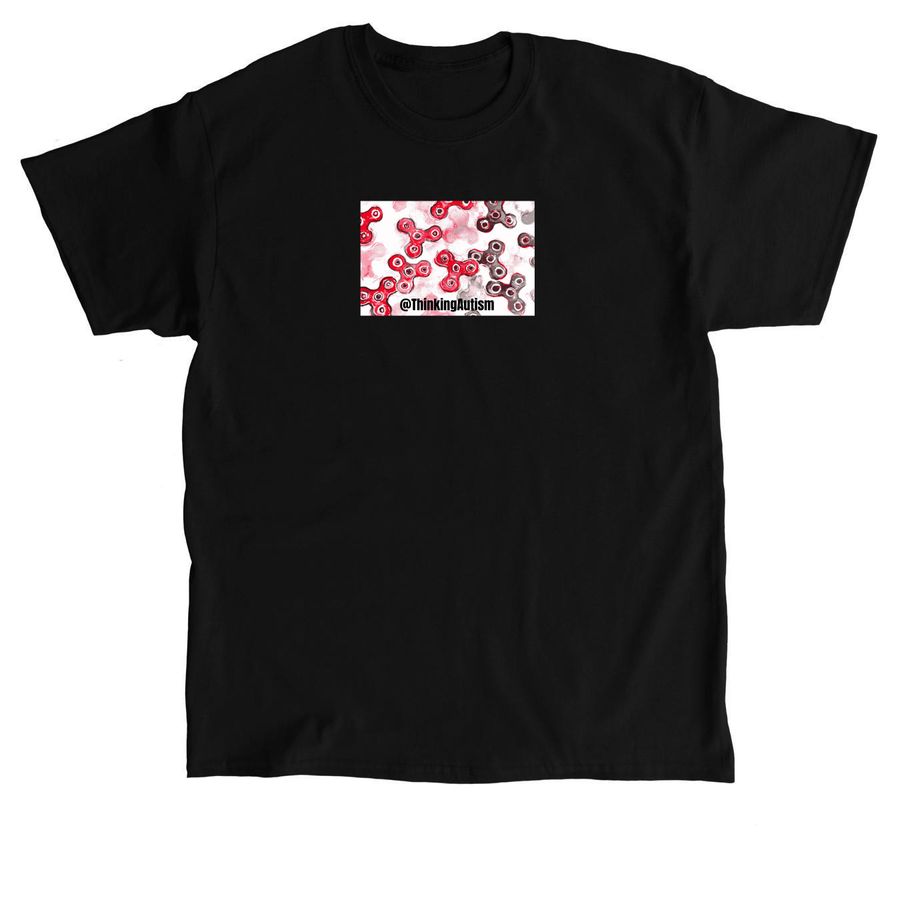 Fidget for Autism Acceptance Month, at TPGA, a Black Classic Unisex Tee
