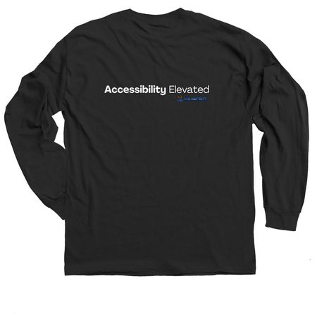 Vancro Logo (Back), a Black Classic Long Sleeve Tee