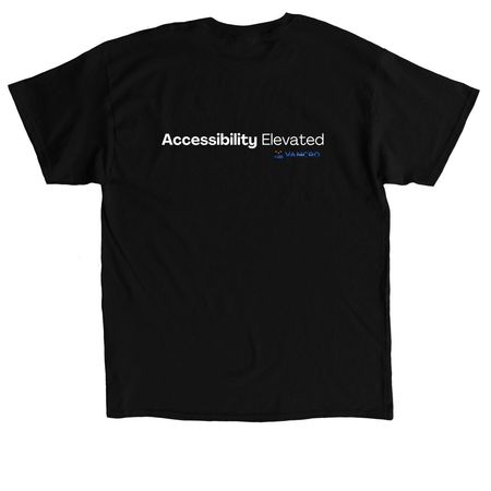 Vancro Logo (Back), a Black Classic Unisex Tee