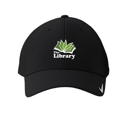 Library Logo Hat, a Black Printed Nike Dri-FIT Legacy Performance Cap