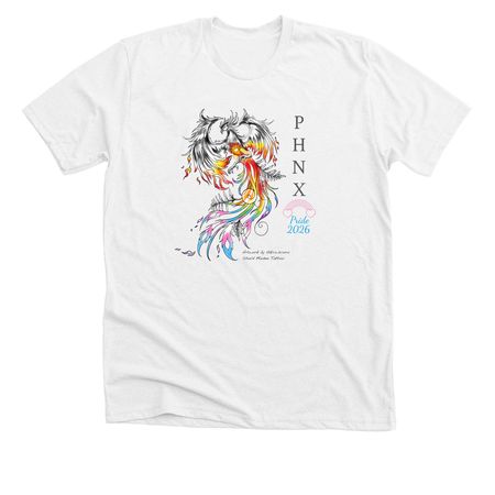PHNX Clinic Pride 2026 Edition, a Solid White Blend Premium Unisex Tee