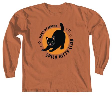 HART Spicy Kitty Club, a Yam Comfort Colors Long Sleeve Tee