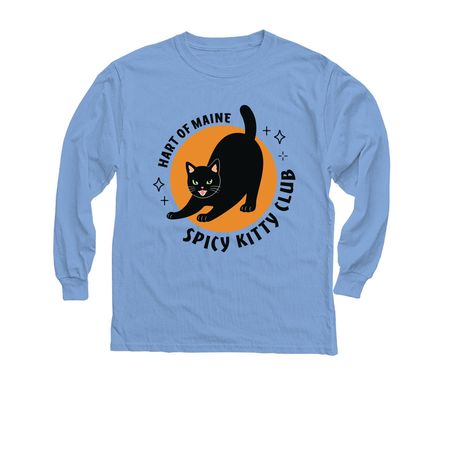 HART Spicy Kitty Club, a Carolina Blue Youth Long Sleeve Tee