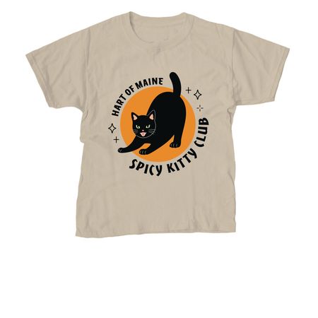 HART Spicy Kitty Club, a Sand Youth Unisex Tee
