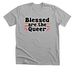Blessed are the Queer, a Athletic Heather Premium Unisex Tee