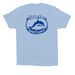 Swim for Suicide Prevention, a Baby Blue Premium Cotton Tee (back-view)