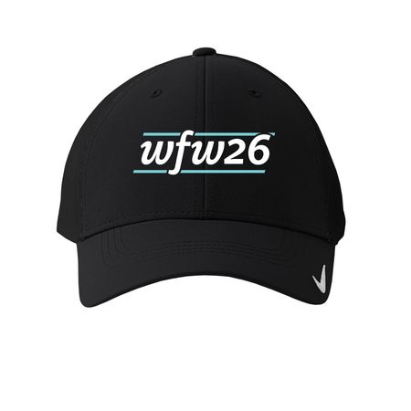 WFW '26 Commemorative Baseball Cap, a Black Printed Nike Dri-FIT Legacy Performance Cap