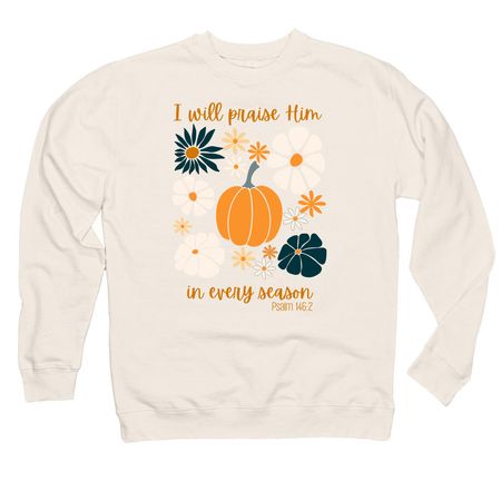Fall Sweatshirt, a Bone Midweight Crewneck Sweatshirt