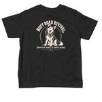 Ruff Road Revival- Toddler, a Black Toddler Tee (back-view)