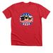 Patriotic Pug Shirts!, a Heather Red Premium Unisex Tee