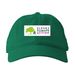 ECA Logo Hats, a Green Printed Eco Baseball Cap