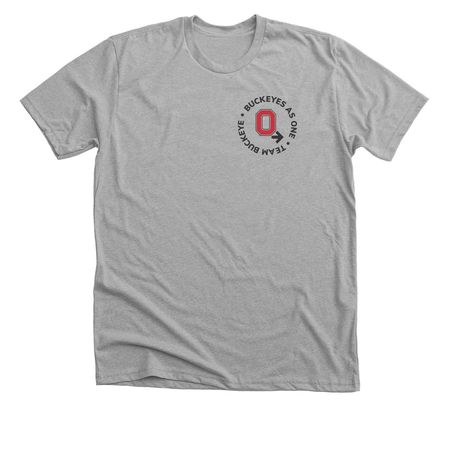JCM Team Buckeye Pelotonia, a Athletic Heather Premium Unisex Tee