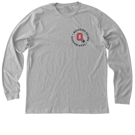 JCM Team Buckeye Pelotonia, a Athletic Heather Premium Long Sleeve Tee