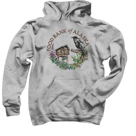 Cache and Share, a Sport Grey Pullover Hoodie