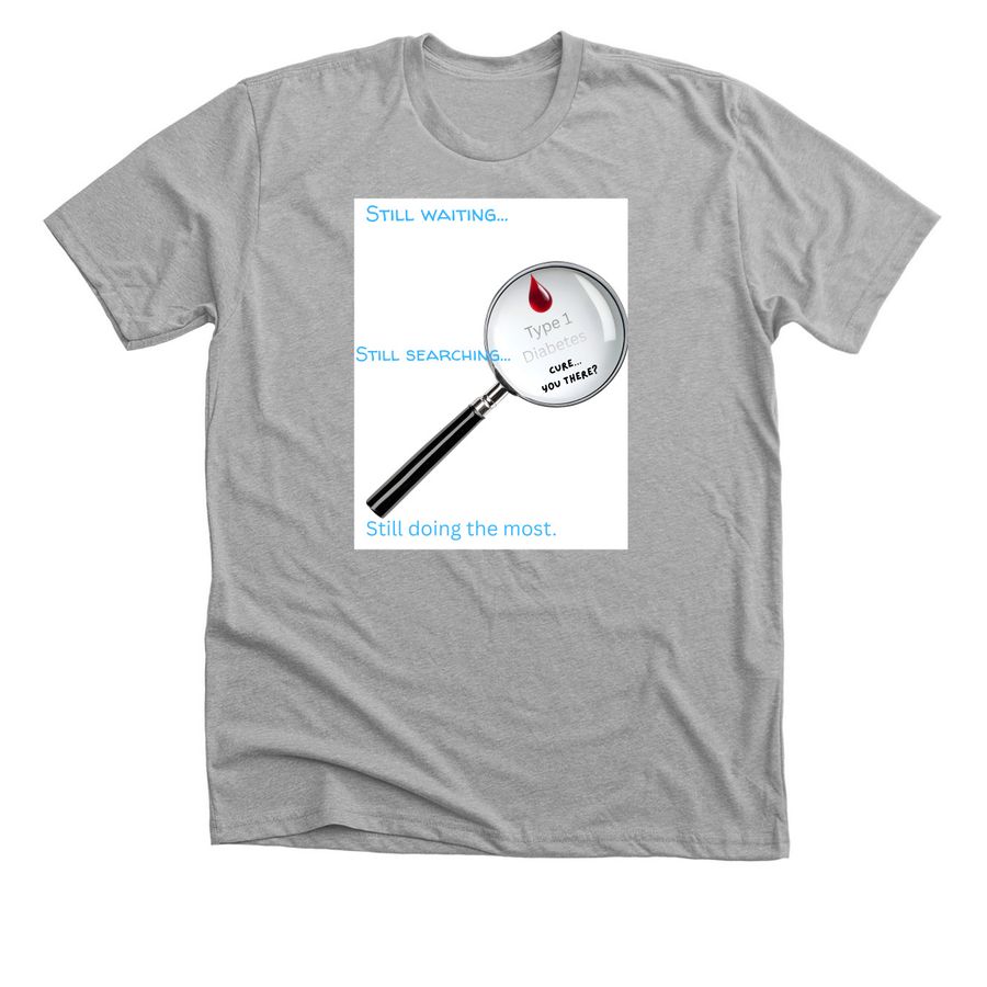 Cure?, a Athletic Heather Premium Unisex Tee