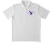 NCPMS Polo (White or Silver), a White Unisex Performance Polo
