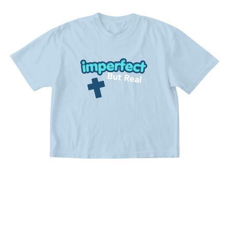 Imperfect but Real, a Chambray Comfort Colors Boxy Tee