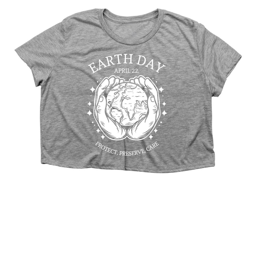 Hurricane Helene Relief Fundraiser, a Athletic Heather Women?s Flowy Cropped Tee