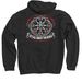 Firing Order Shirts, a Black Pullover Hoodie (back-view)