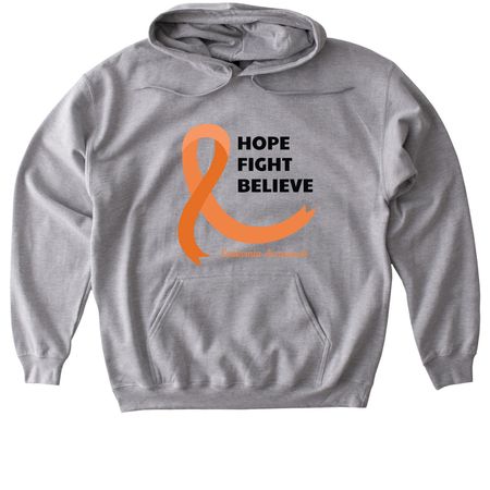 Leukemia Awareness, a Sport Grey Gildan Softstyle Pullover Hoodie