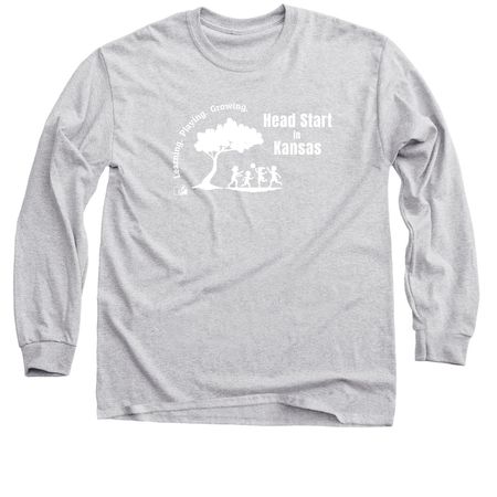 Learning. Playing. Growing., a Sport Grey Classic Long Sleeve Tee