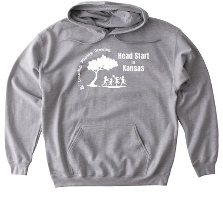 Learning. Playing. Growing., a Sport Grey Gildan Softstyle Pullover Hoodie