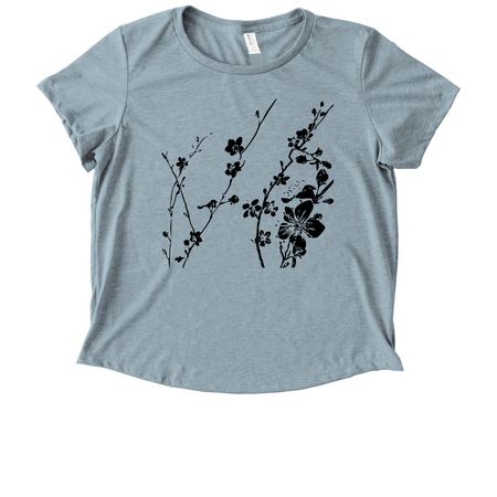 Green initiatives paving the way for a future., a I Like You Blue Allmade Eco Triblend Women?s Scoop Neck Tee